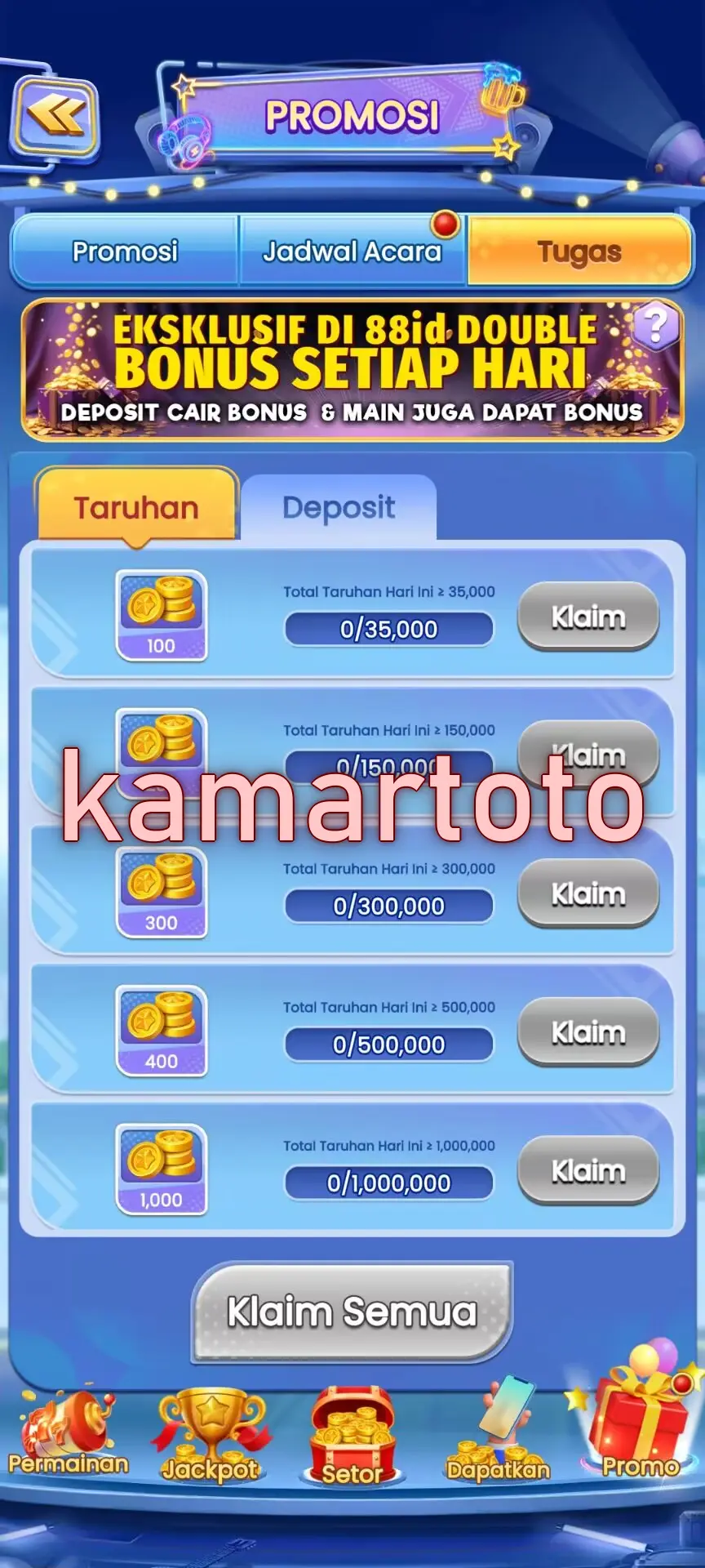 kamartoto Masuk